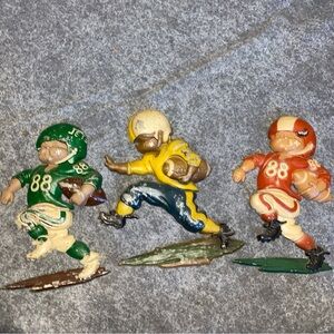 Colorful Football Player Wall Decor Set